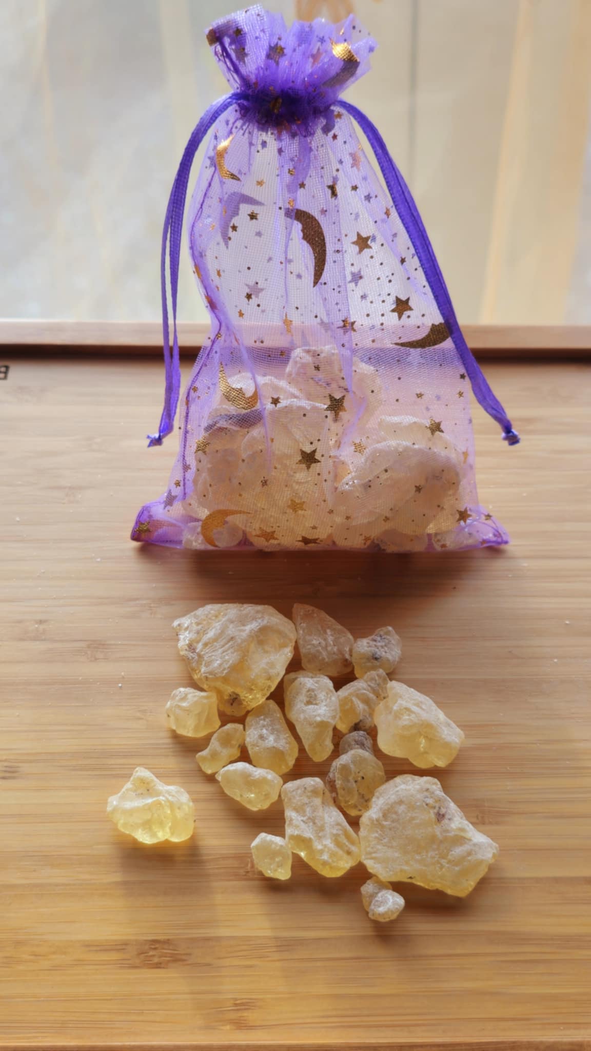Incienso Copal Blanco 100% Natural, Ideal para meditación, Alivia el estrés