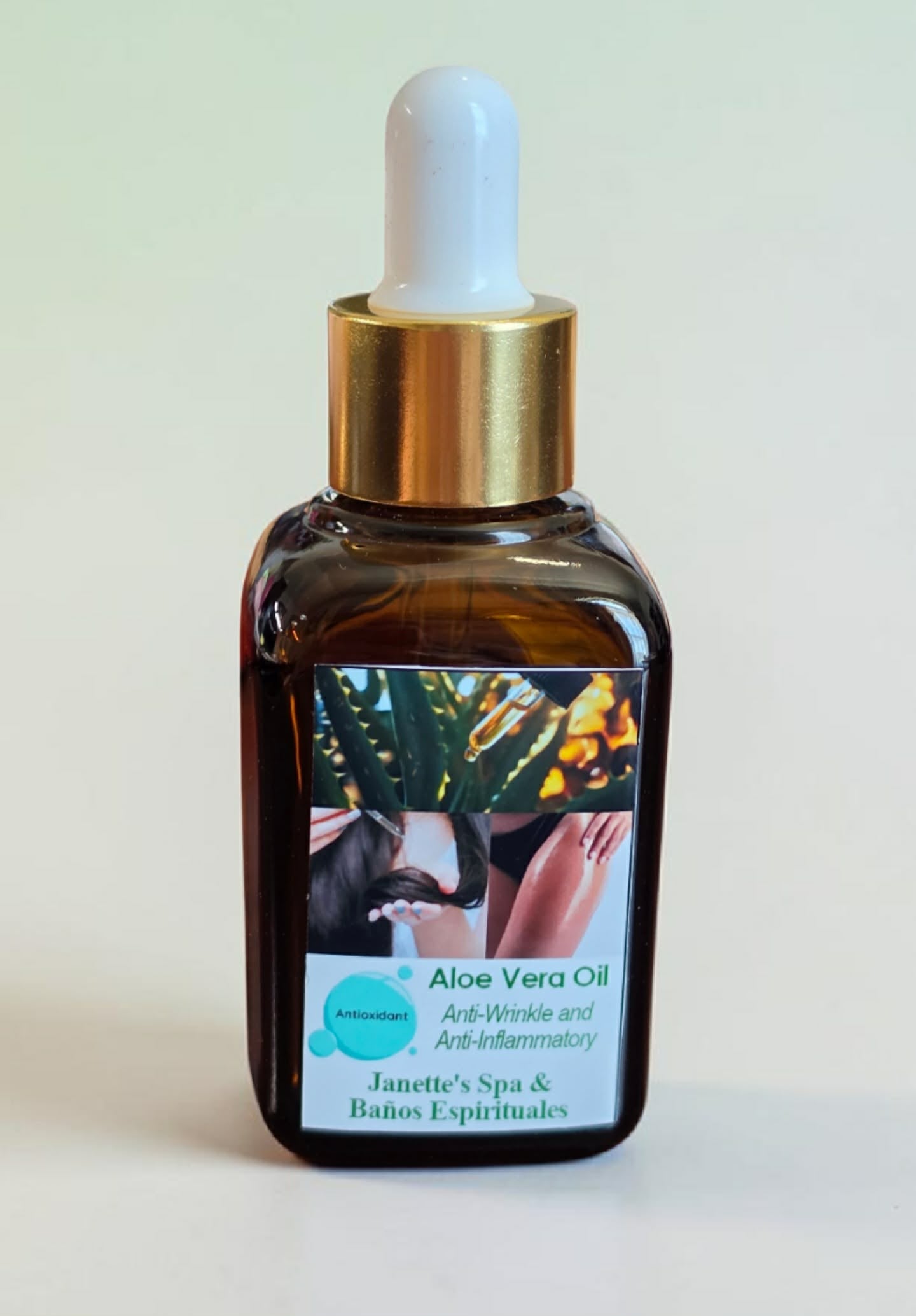 Aloe Vera Oil for Anti-Wrinkle, Antioxidant and Anti-Inflammatory