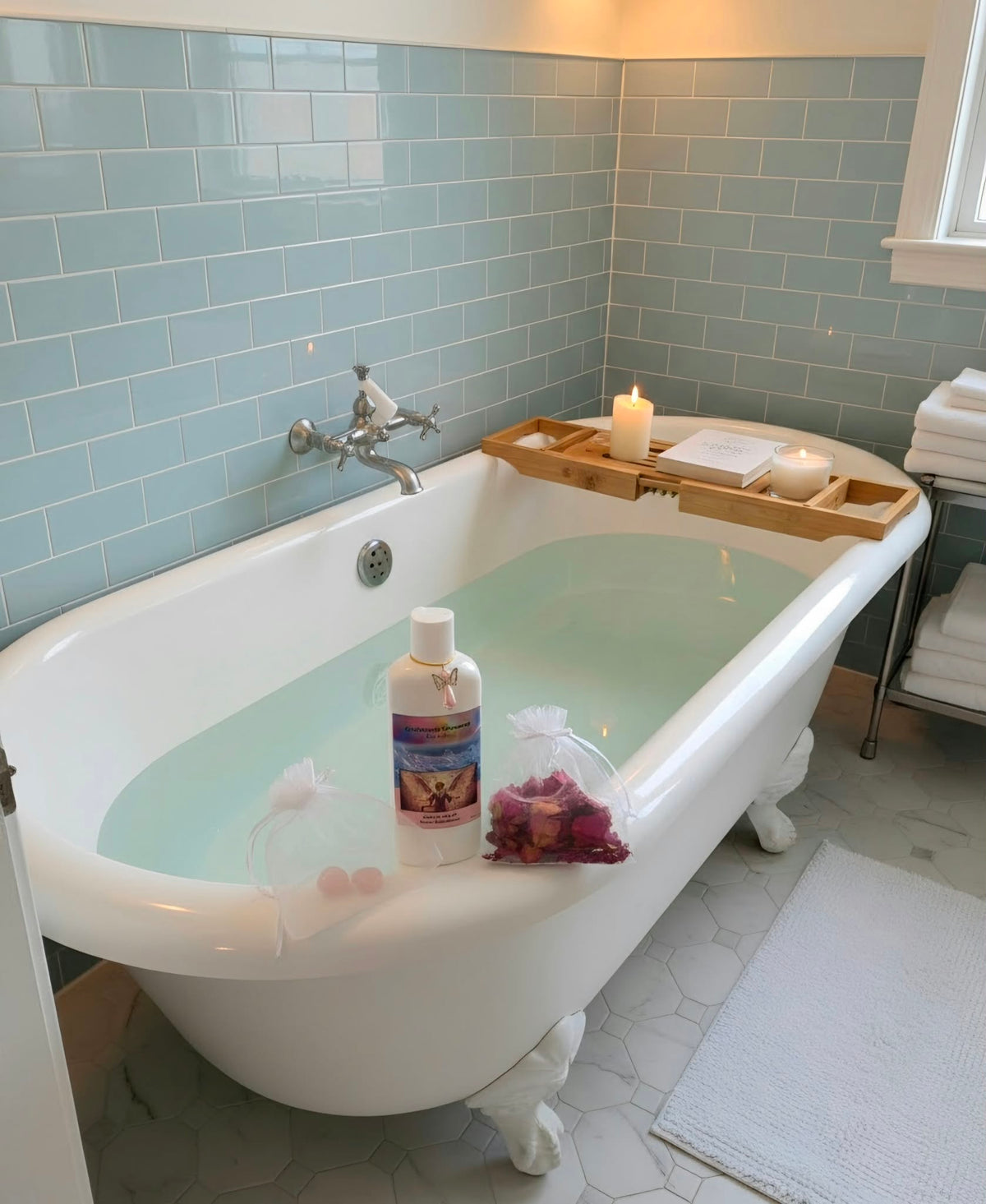 Baños de Espuma del Arcángel Chamuel para el Amor Verdadero