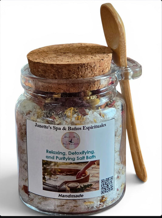 Relajante Baño de Sal Epsom Desintoxicación + Purificación